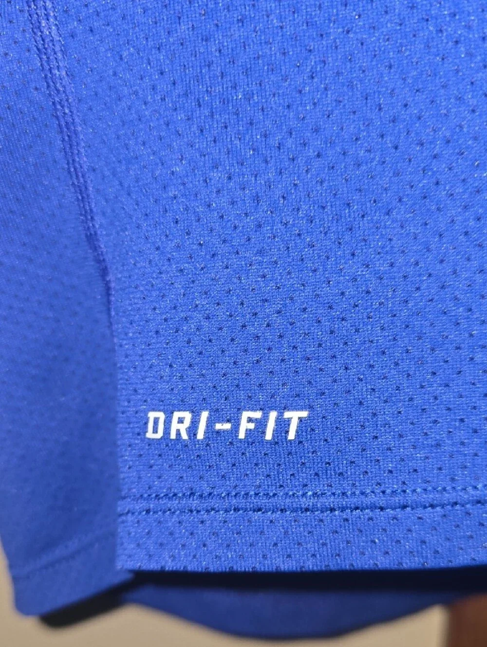 Nike Dri-FIT Short Sleeve Tee - Royal Blue with White Swoosh